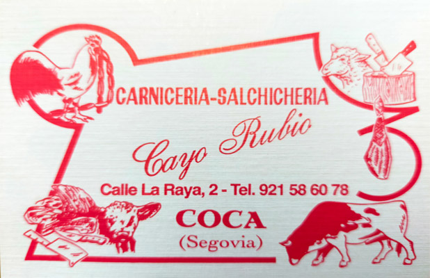 Carnicería - salchichería Cayo Rubio, Coca, Visita Virtual