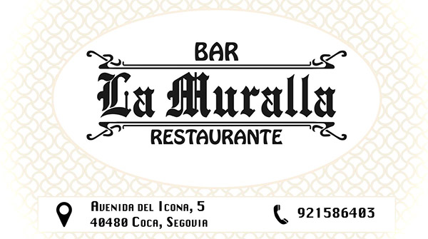 Bar Restaurante La Muralla, Coca, Segovia